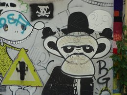 Ein Berliner Graffiti.