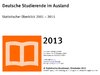 Cover Statistik Deutsche Studierende im Ausland 2013