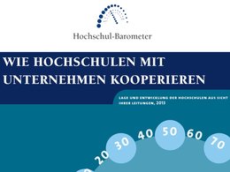 Cover Hochschulbarometer 2013