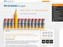 Screenshot Homepage karriere-preis.de/