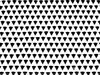 Ein Muster aus ausgestanzten Dreiecken.