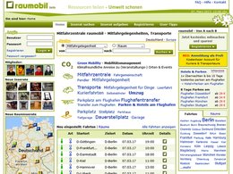 Screenshot Homepage raumobil.de