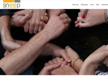 Screenshot Homepage sneep.de