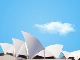 Das berühmte Dach der Oper von Sydney.