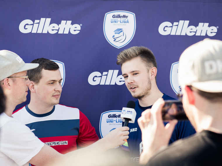 Gillette Uni-Liga Fußball 2018: Interview