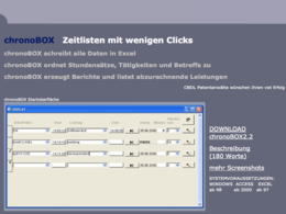 Screenshot chronobox.de