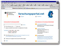 Suchmaschine Forschung Deutschland 