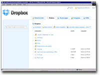 Online Dateienverwaltung Dropbox
