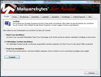 Freeware-Virenscanner Malwarebytes Anti-Malware