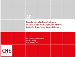 Cover CHE Arbeitspapier 181 Forschung an Fachhochschulen