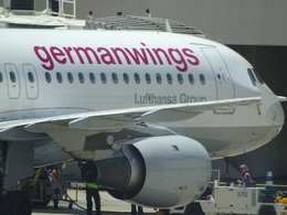 Ein Flugzeug von Germanwings.