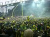 Im BVB-Stadion von Borussia Dortmund nach dem Gewinn der Meisterschaft. 