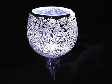 Ein Kristallglas.