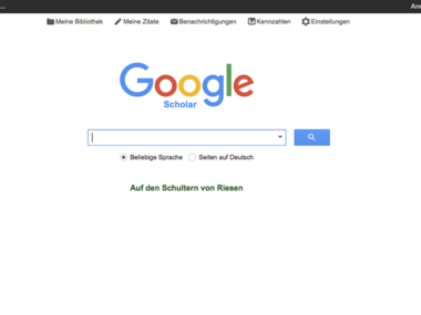 Screenshot scholar.google.de