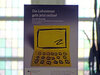 Lohnabrechnung online: Plakathinweis auf die elektronische Lohnsteuerkarte
