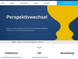 Screenshot Homepage karriere.mckinsey.de/event/perspektivwechsel