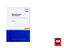 Cover Mikroökonomie Arbeitsbuch 1
