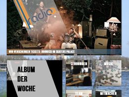 Screenshot Homepage radioq.de