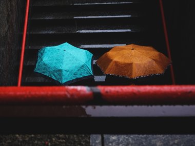 Regenschirm-zwei-dual