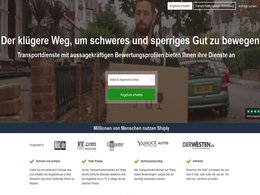 Screenshot Homepage shiply.de
