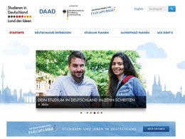 Screenshot Homepage study-in.de