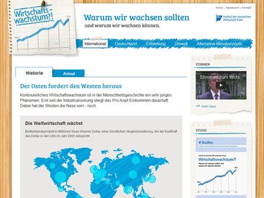 Screenshot Homepage w-wie-wachstum.de