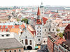 Wohnkosten für Studierende: Ein Blick über die Großstadt München von oben