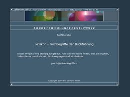 Screenshot Homepage zahlenimgriff.ch